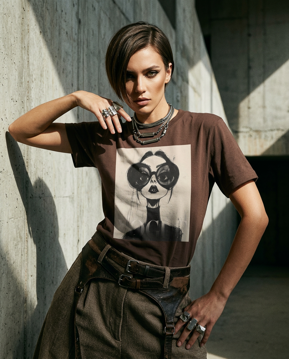 T-shirt Ink Muse Portrait