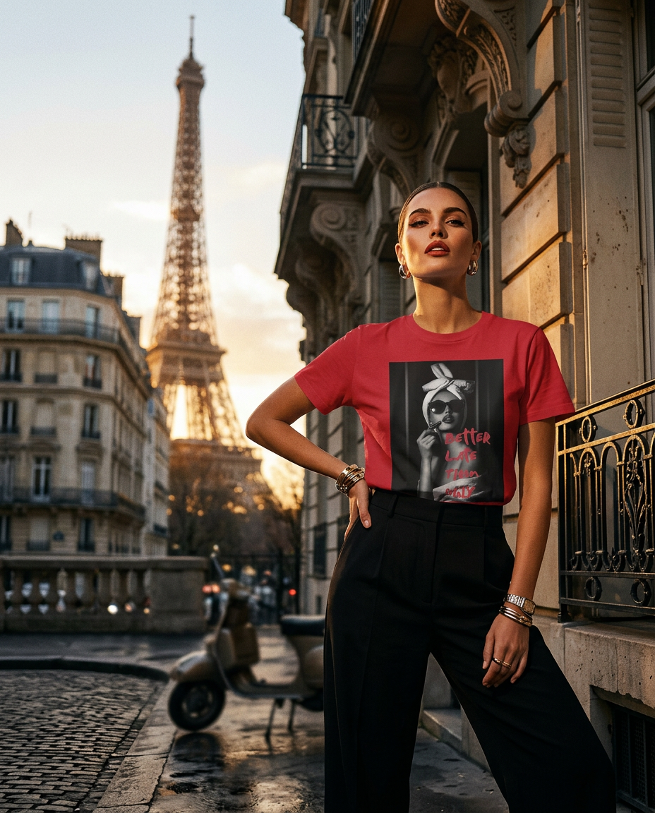 T-shirt Glamour Statement