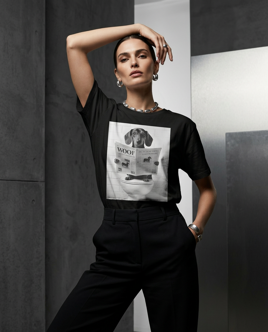 T-shirt WOOF Gazette Reader