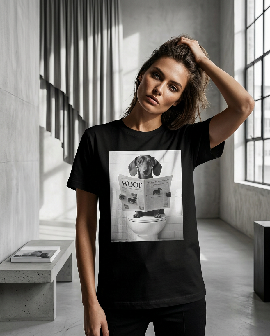 T-shirt WOOF Gazette Reader