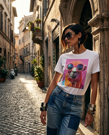 T-shirt Pink Camel Icon