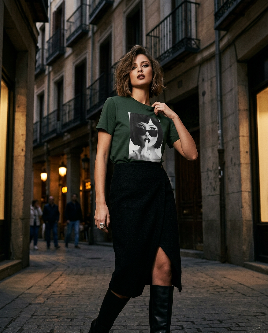 T-shirt Silent Sass Portrait