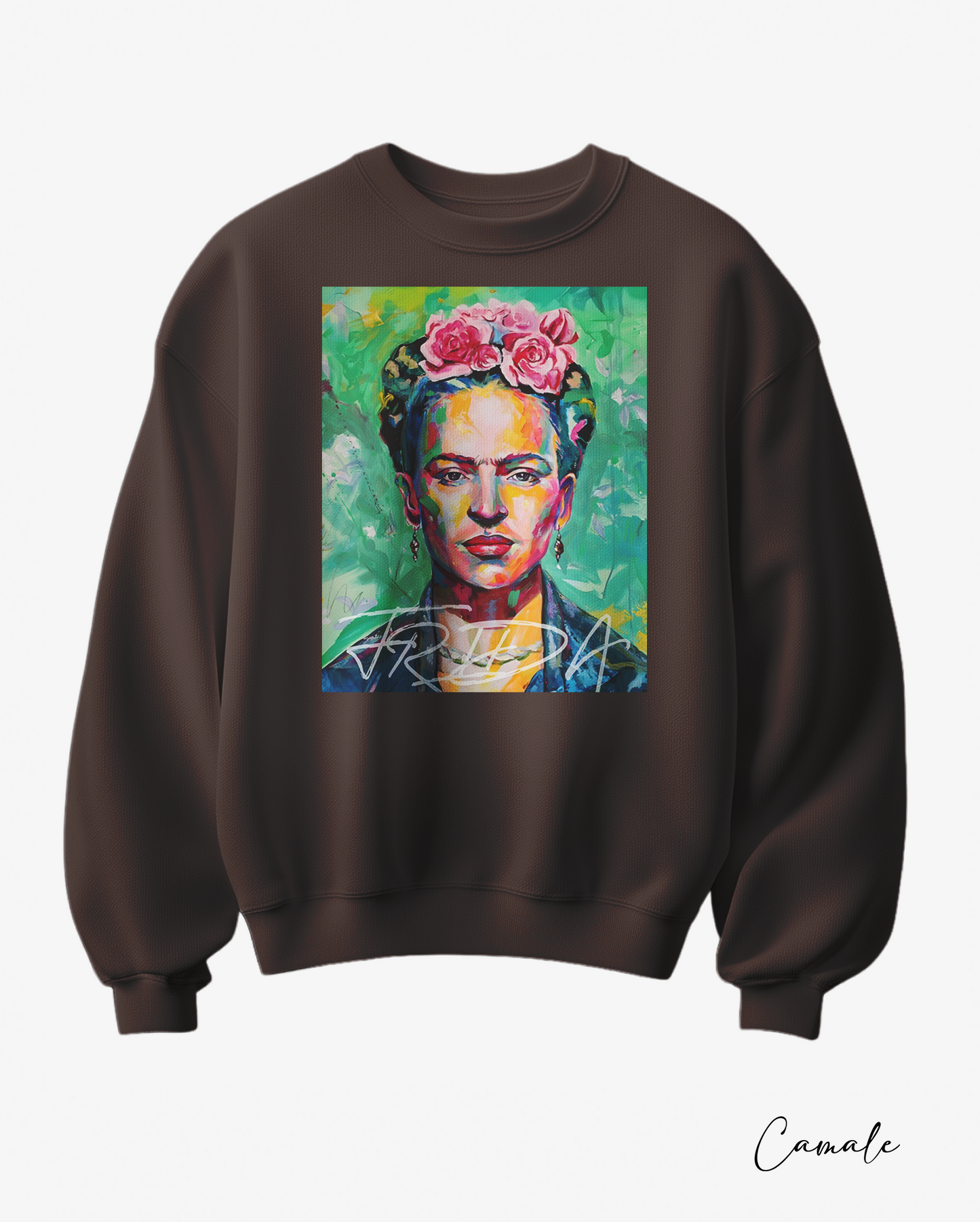 Sweatshirt Viva La Frida - Camale