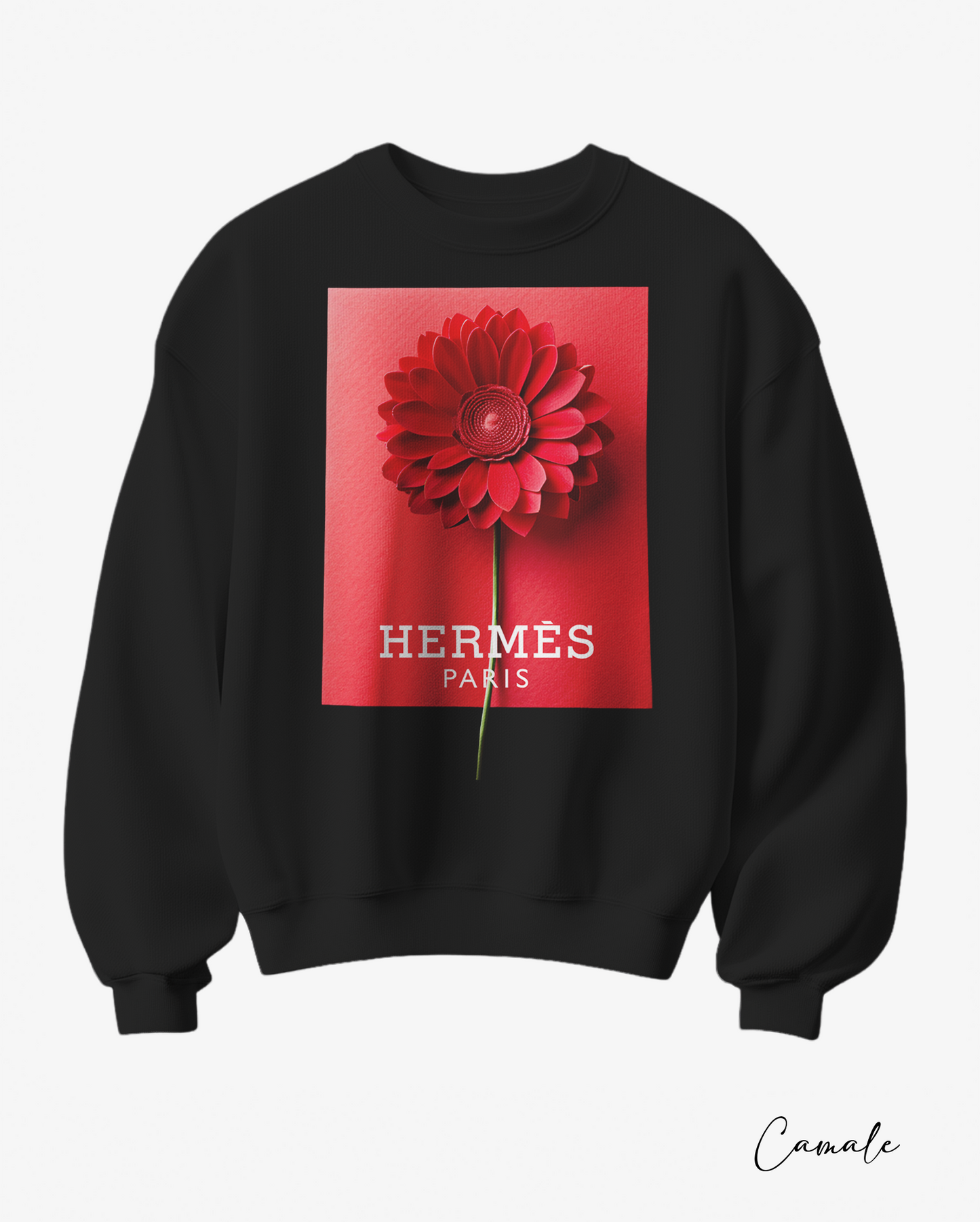 Sweatshirt H Flower - Camale