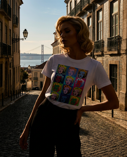 T-shirt Marilyn Grid Colors