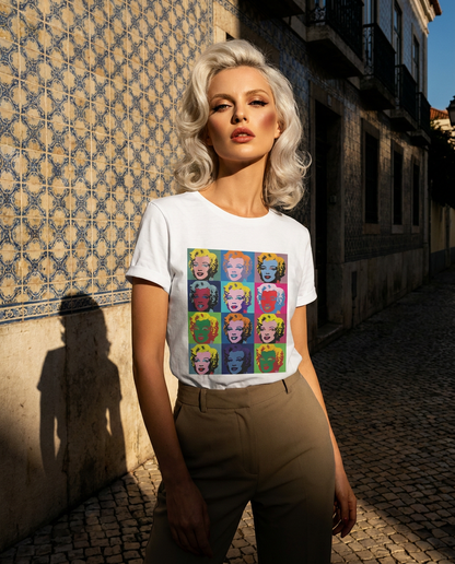 T-shirt Marilyn Grid Colors