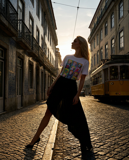 T-shirt Marilyn Grid Colors