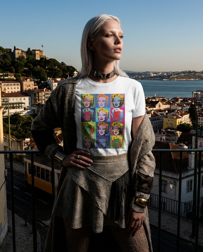 T-shirt Marilyn Grid Colors