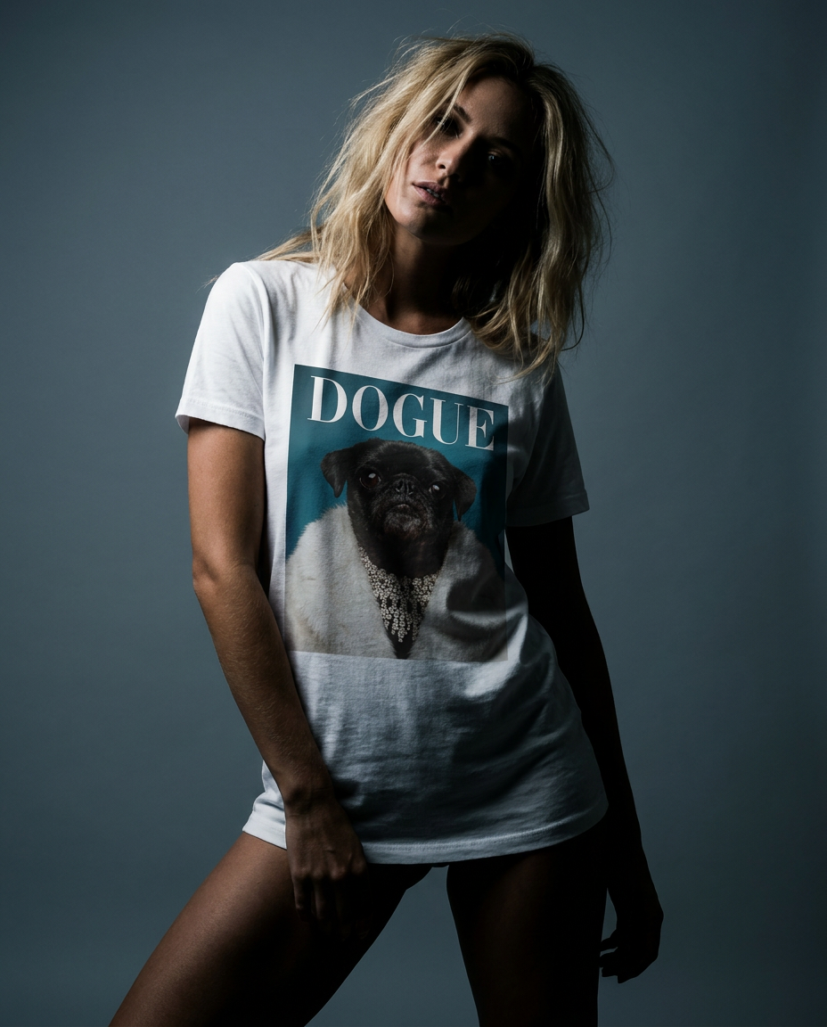 T-shirt Frenchie Onyx Luxe