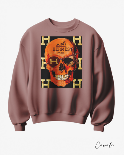 Sweatshirt H Skull - Camale