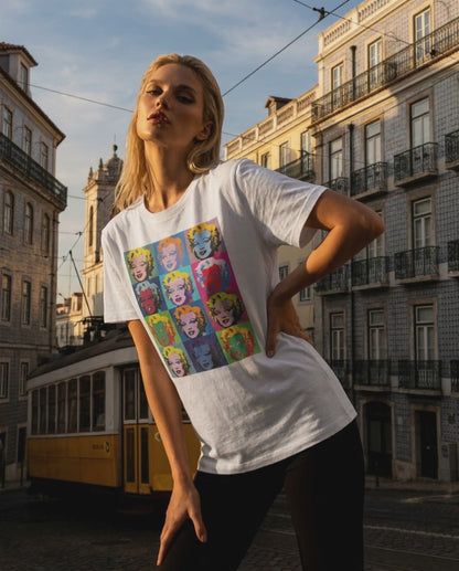 T-shirt Marilyn Grid Colors
