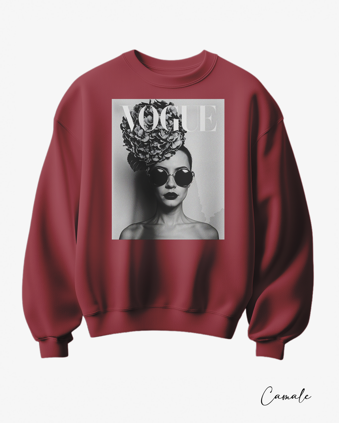 Sweatshirt V Fashion B&W - Camale