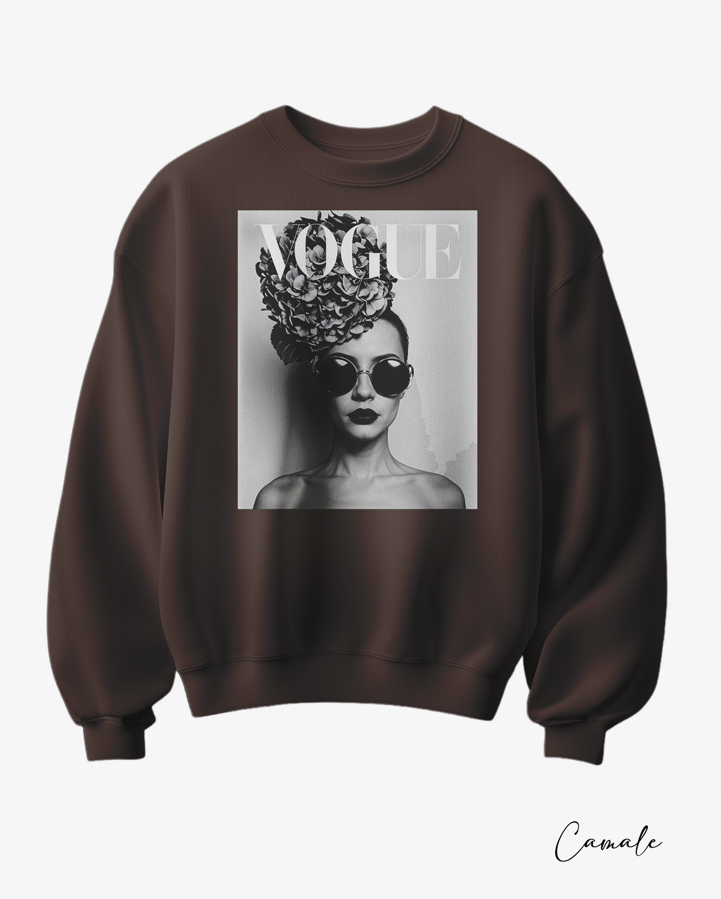 Sweatshirt V Fashion B&W - Camale