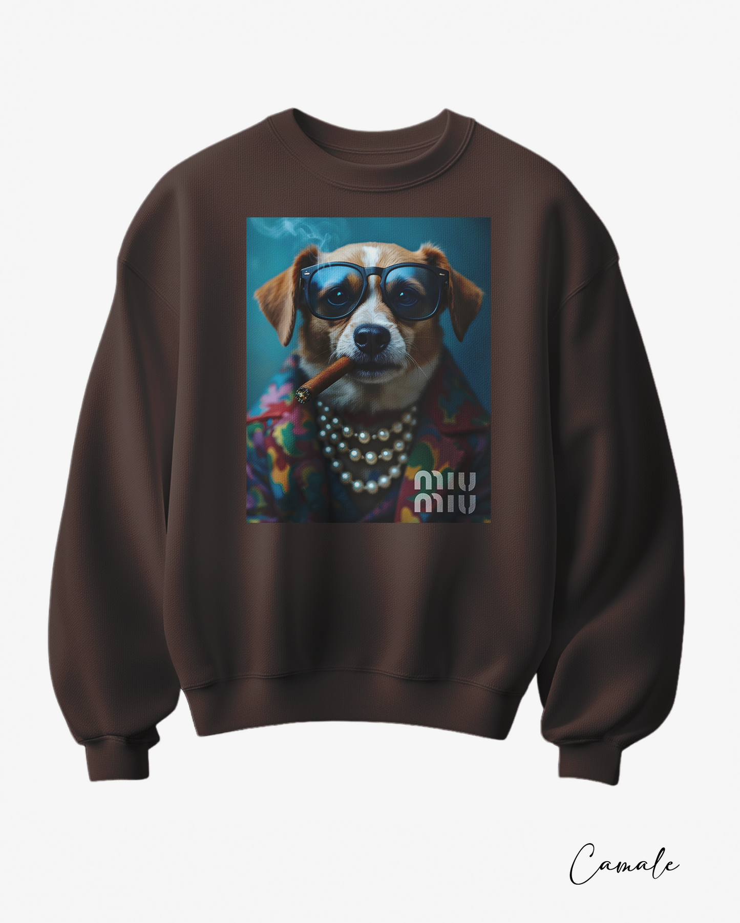 Sweatshirt Miu Smoke - Camale