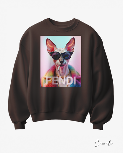 Sweatshirt F Sphynx - Camale