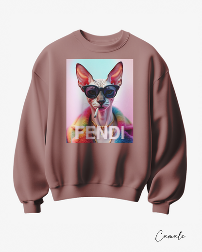 Sweatshirt F Sphynx - Camale