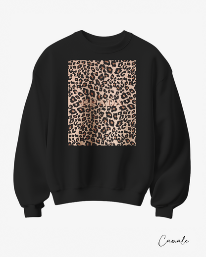 Sweatshirt P Leopard - Camale