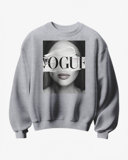 Sweatshirt B&W ART V da Camalestore, com design artístico em preto e branco, exibido na imagem com detalhe de tecido.