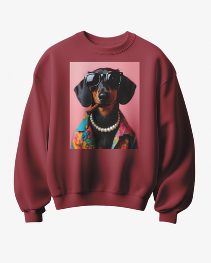 Sweatshirt Smoking dachshund - Camale