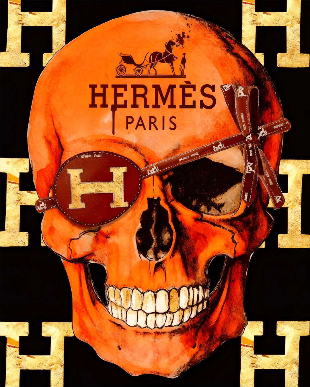 Camalestore camiseta T-shirt Iconic Skull com estampa de caveira em estilo moderno e detalhes gráficos.