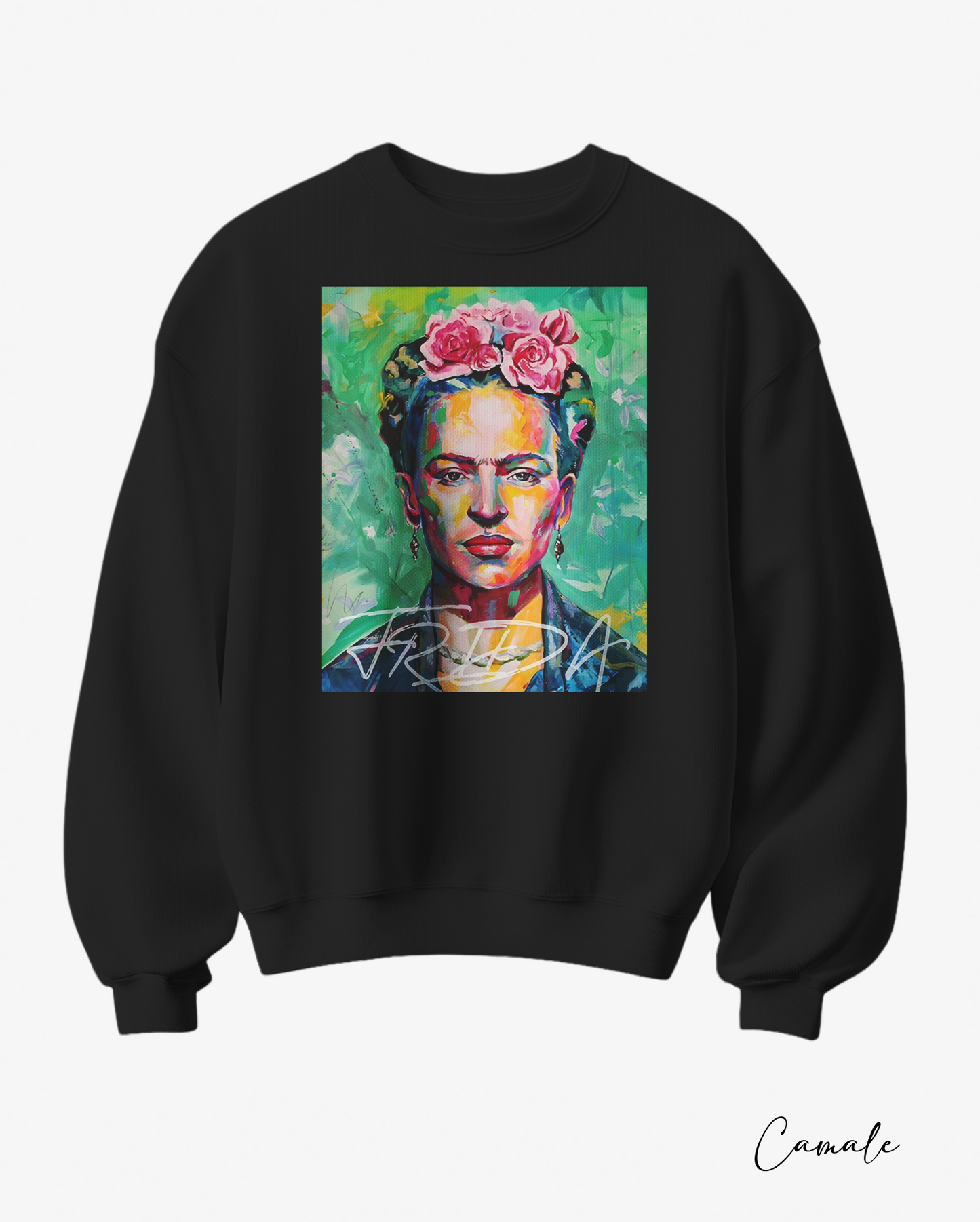 Sweatshirt Viva La Frida - Camale