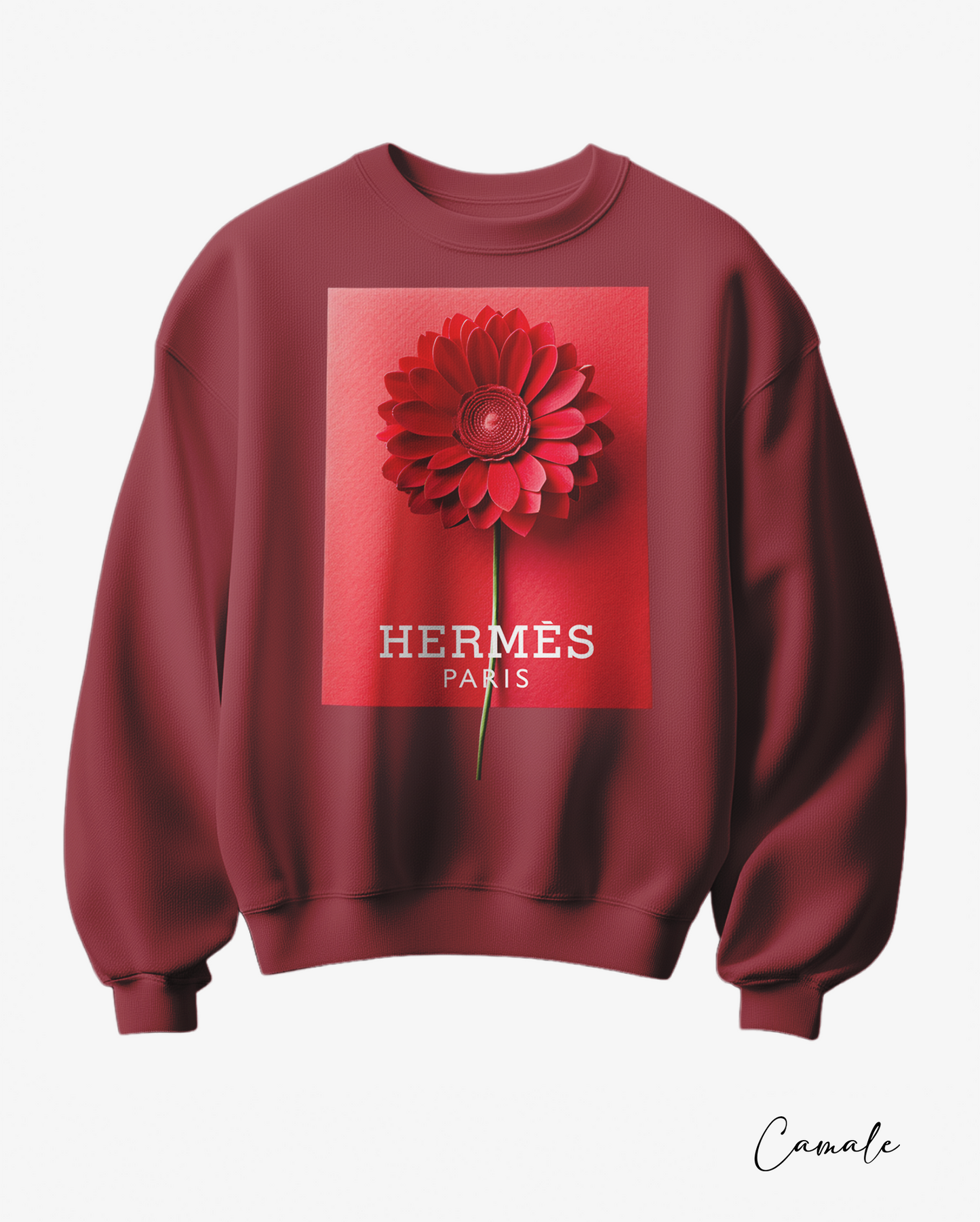 Sweatshirt H Flower - Camale
