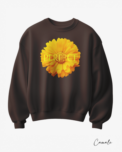 Sweatshirt Perfect Flower - Camale