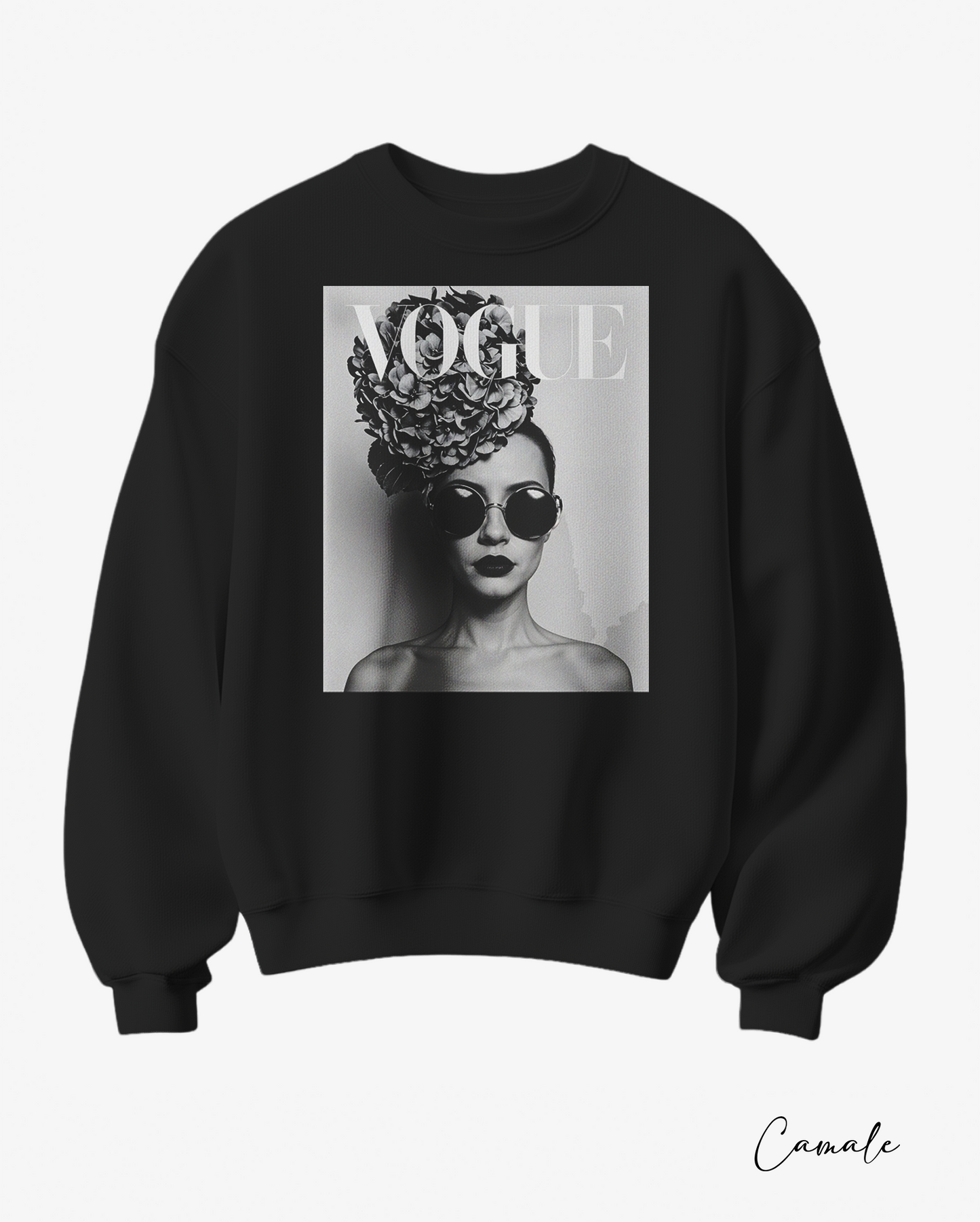 Sweatshirt V Fashion B&W - Camale