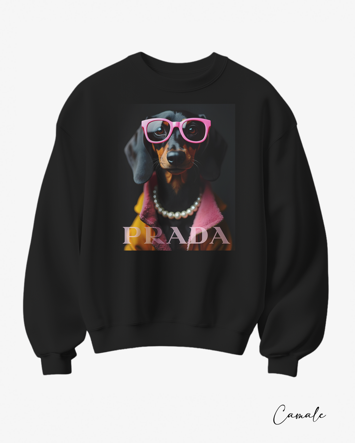 Sweatshirt Dachshund Prada - Camale