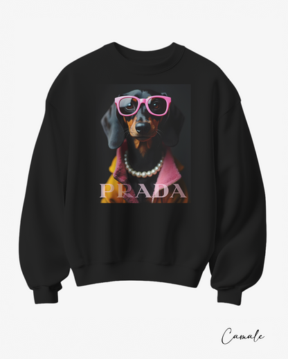 Sweatshirt Dachshund Prada - Camale