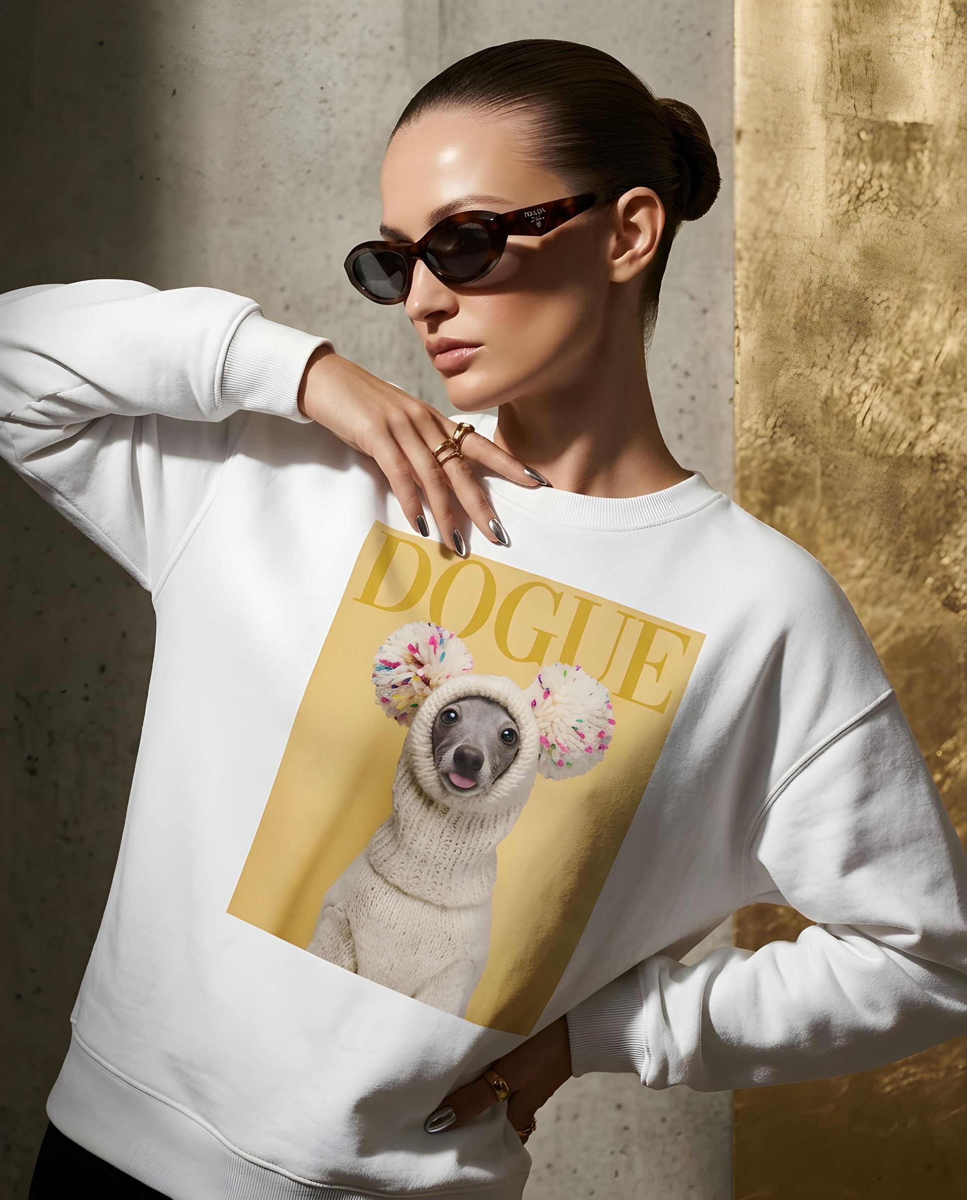 Sweatshirt amarela Dogue da marca Camalestore, com design confortável e tecido macio, ideal para uso casual.