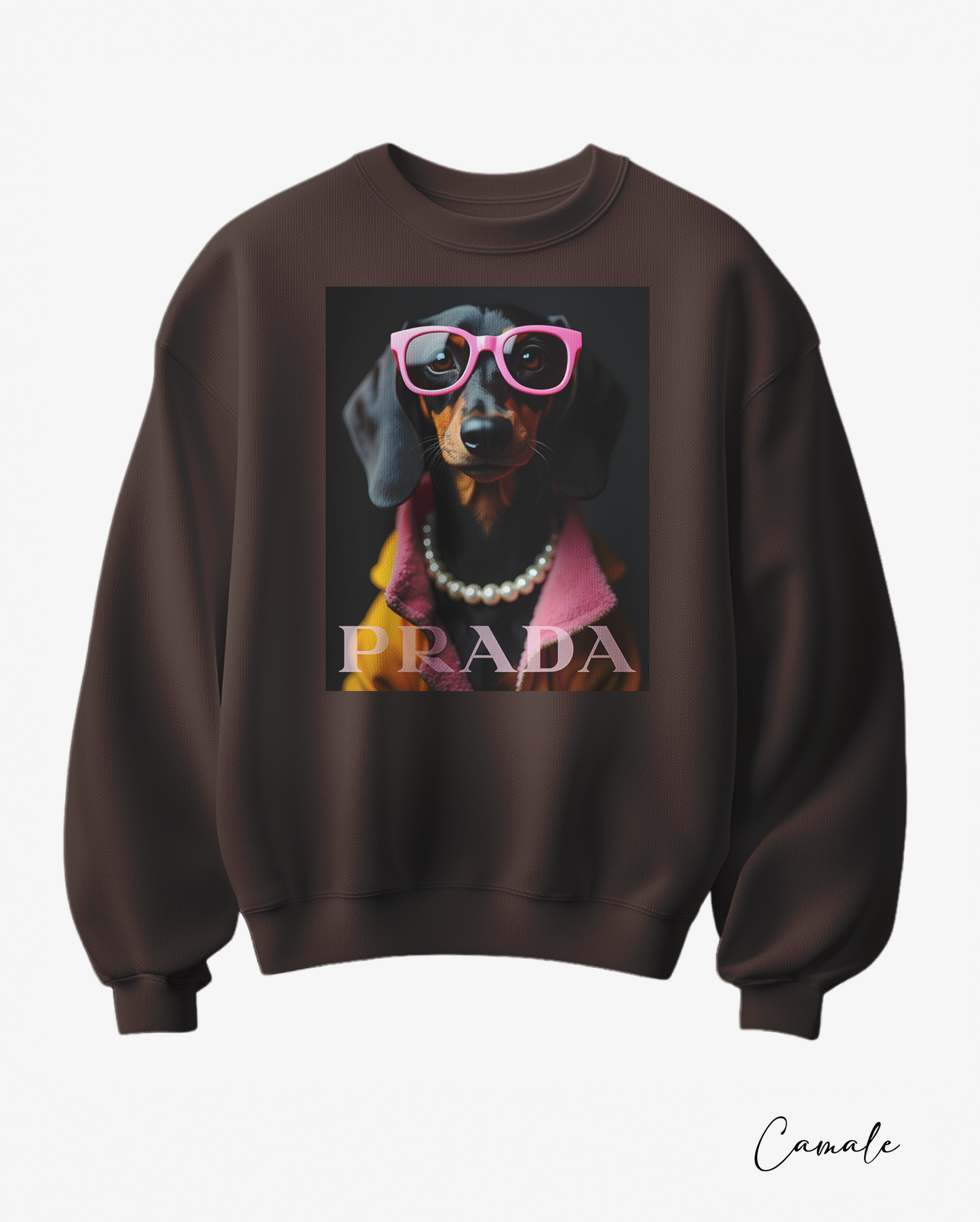 Sweatshirt Dachshund Prada - Camale