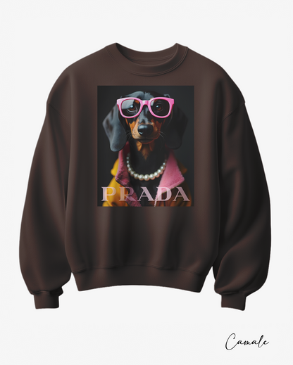 Sweatshirt Dachshund Prada - Camale