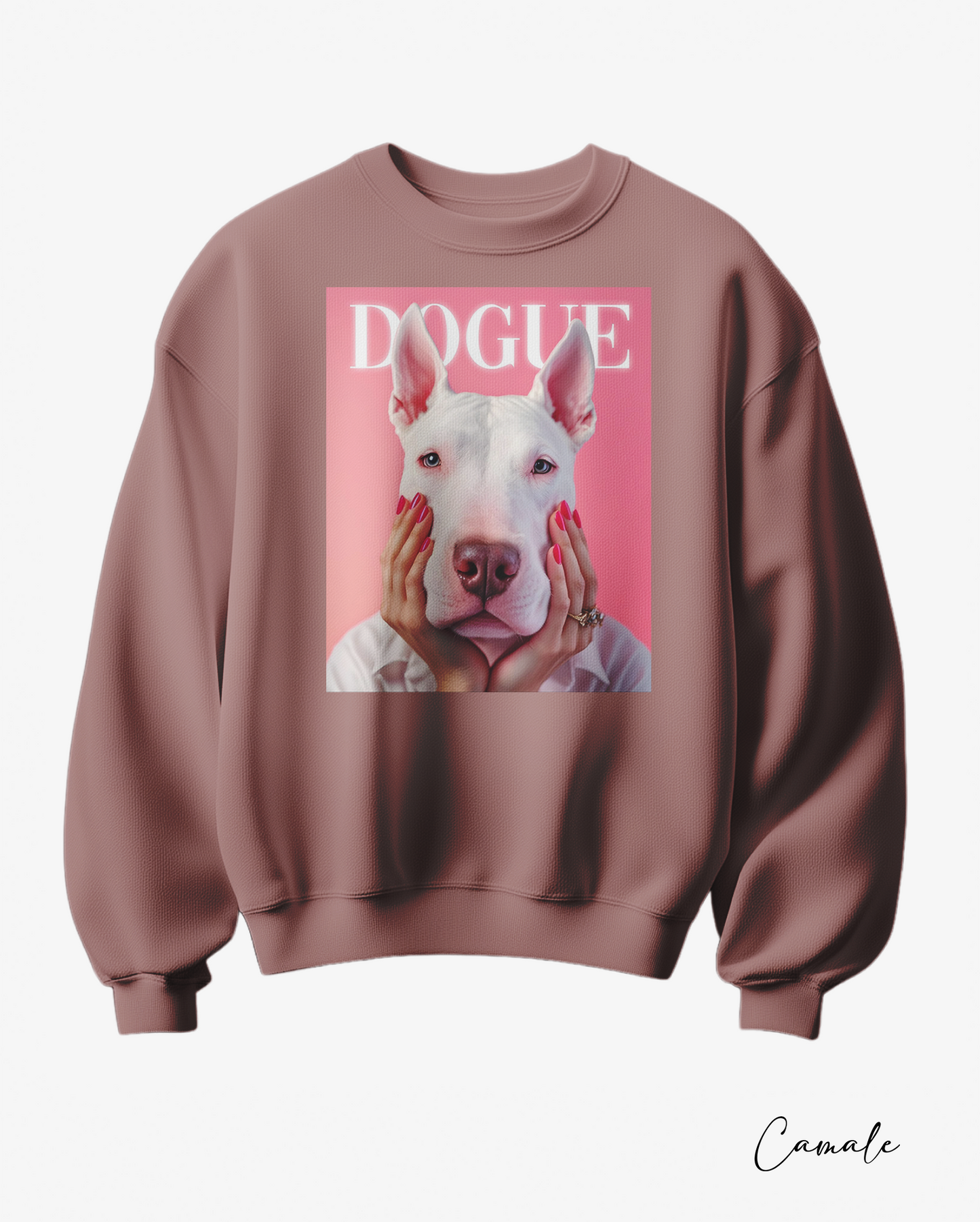 Sweatshirt White Dogue - Camale