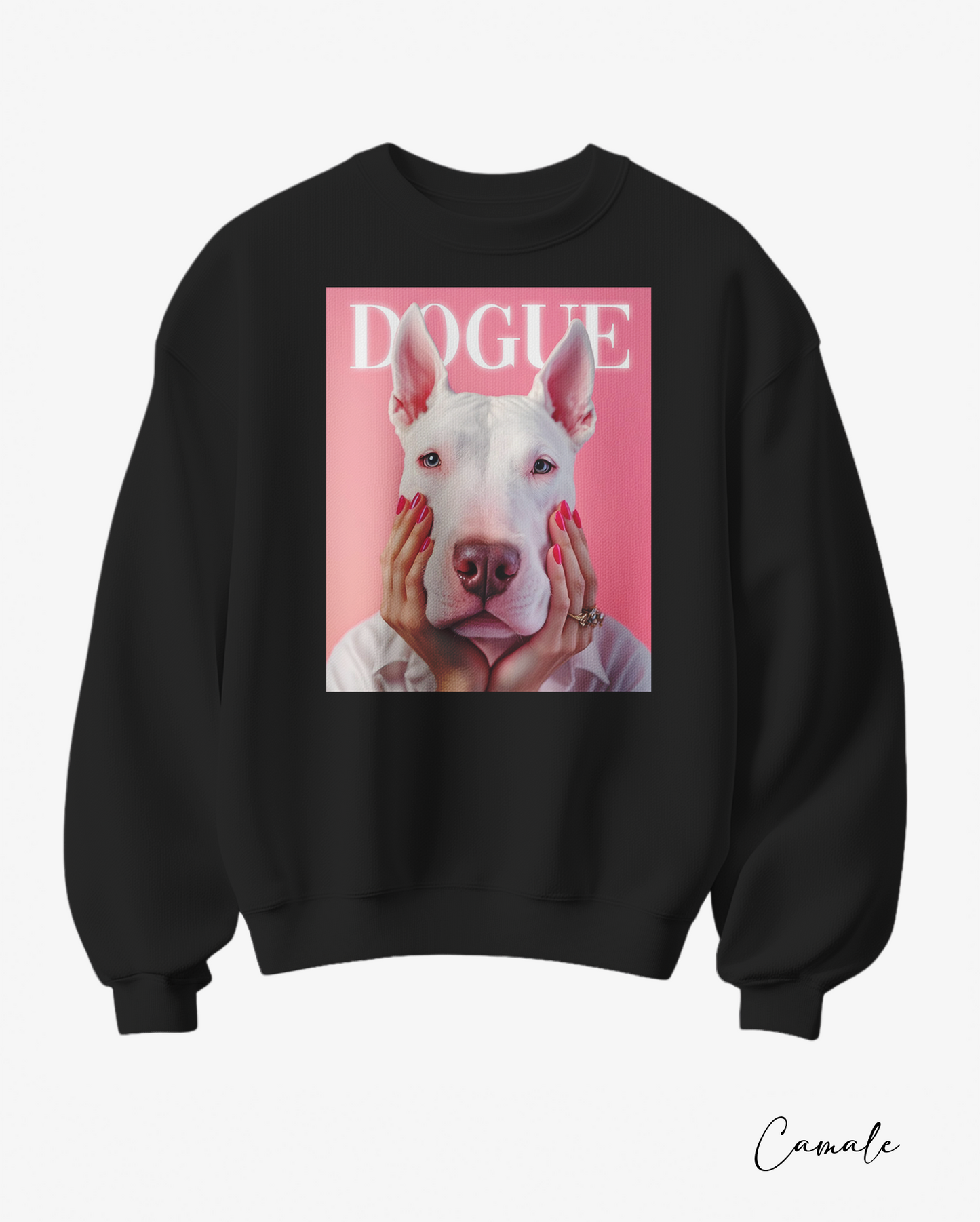 Sweatshirt White Dogue - Camale