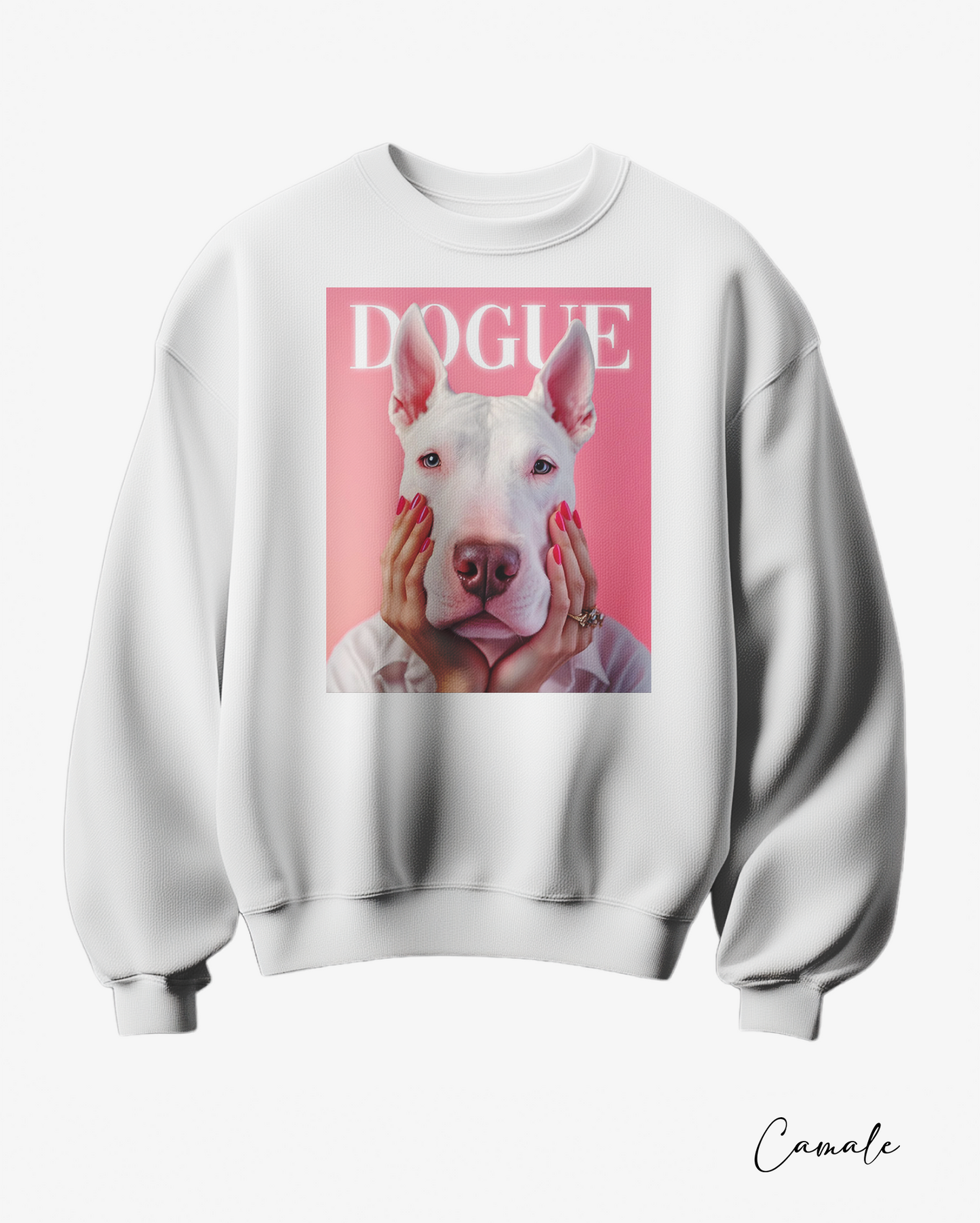 Sweatshirt White Dogue - Camale
