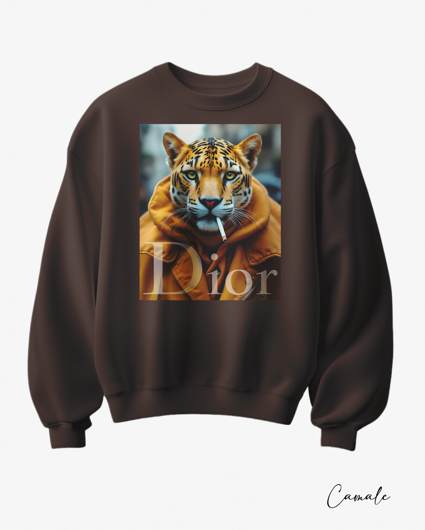 Sweatshirt D Feline - Camale