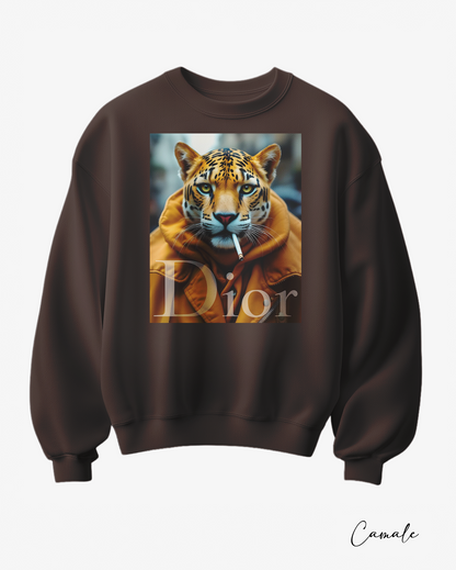 Sweatshirt D Feline - Camale