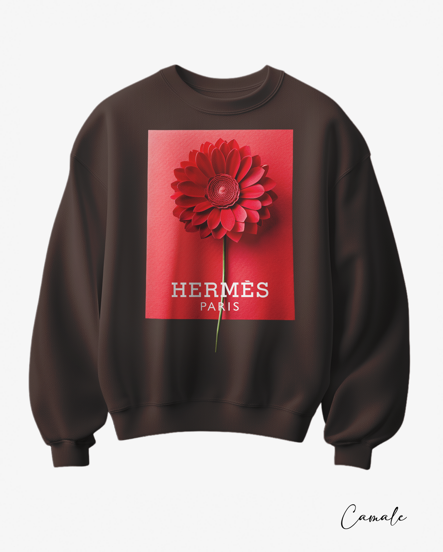 Sweatshirt H Flower - Camale