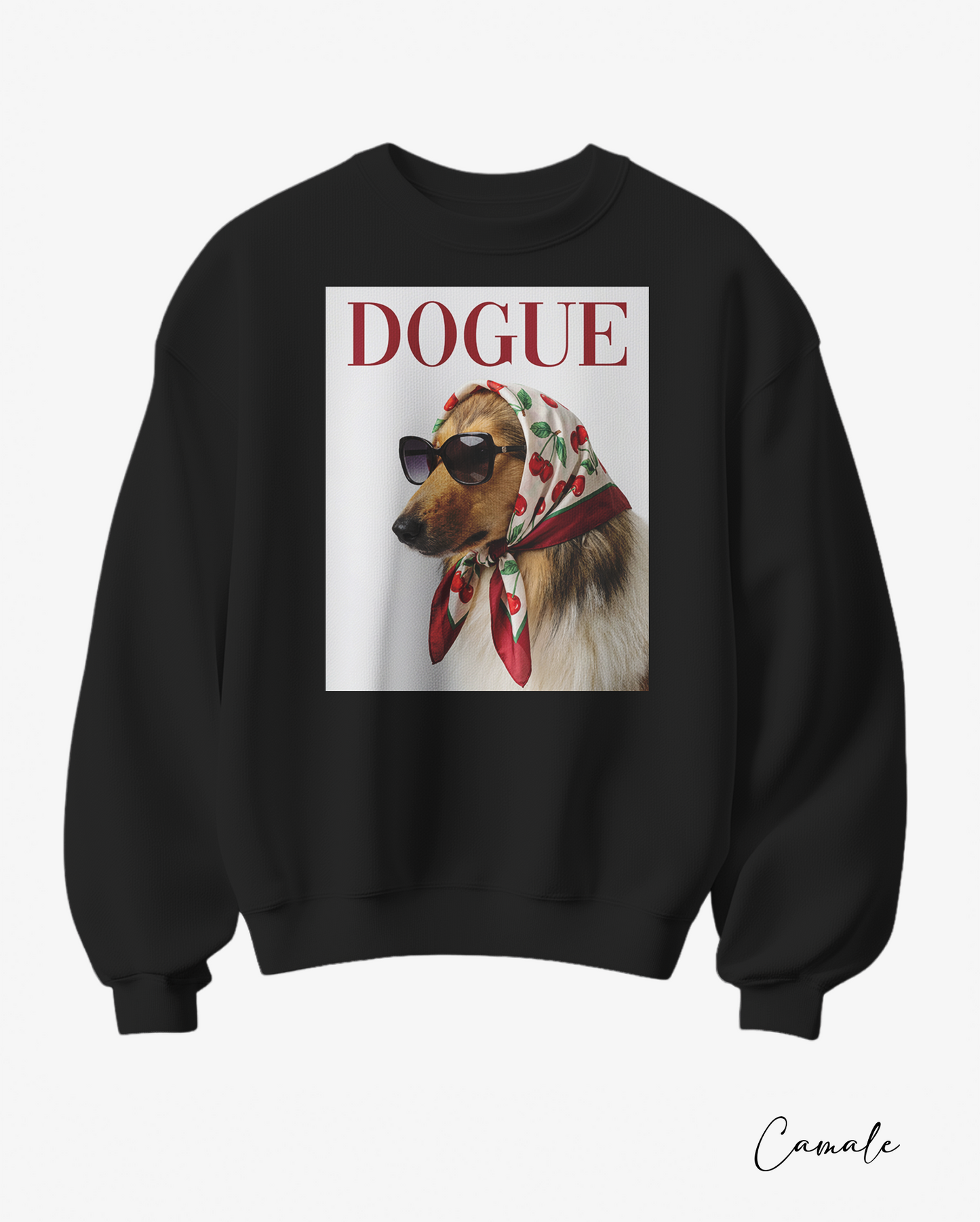 Sweatshirt Dogue cherry - Camale