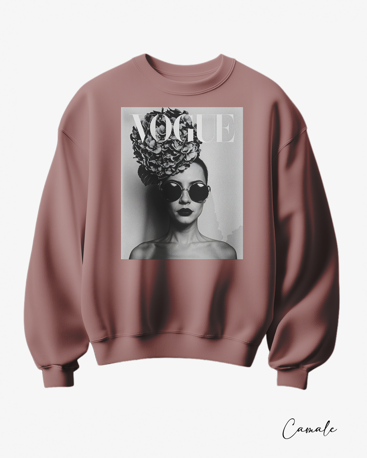 Sweatshirt V Fashion B&W - Camale