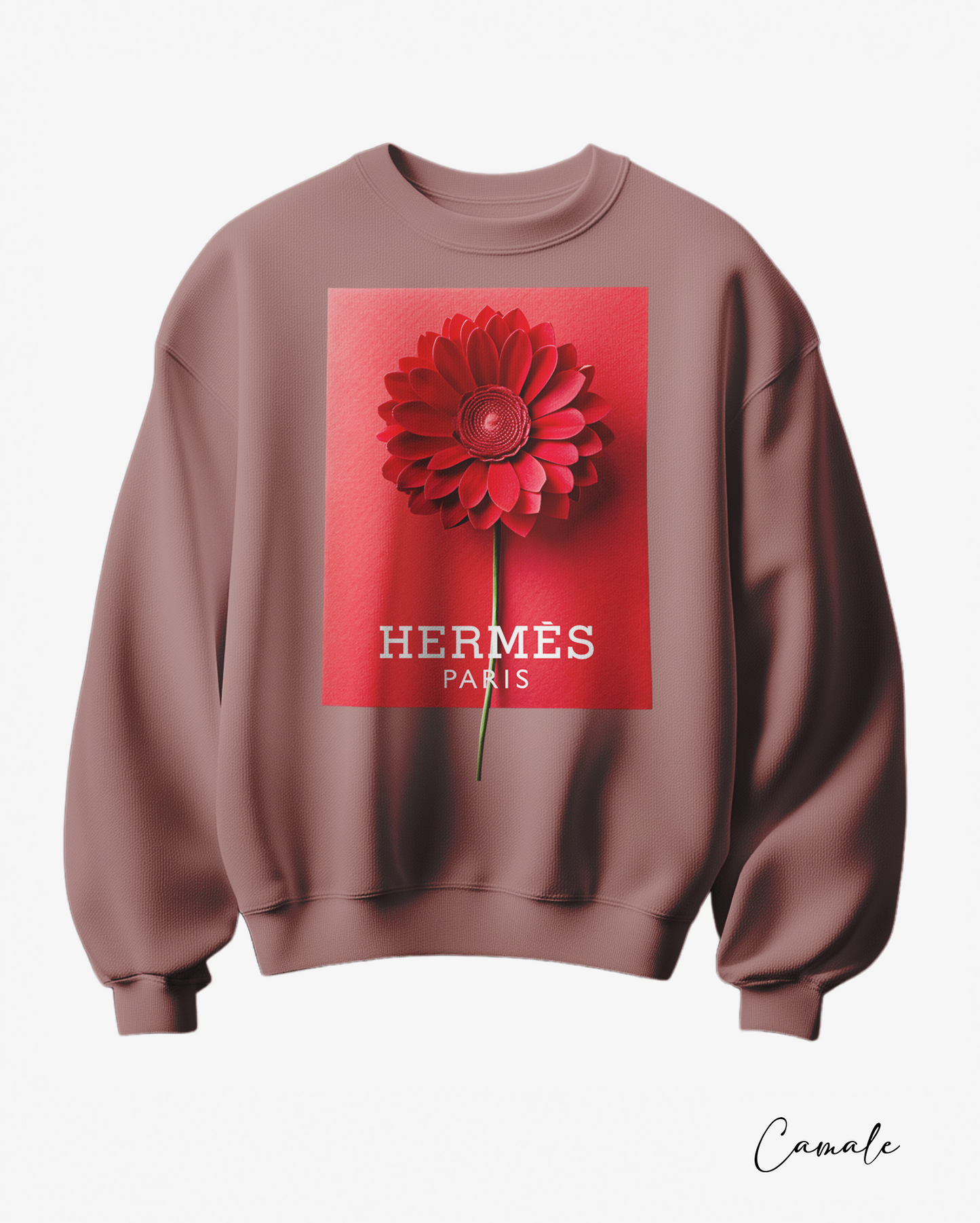 Sweatshirt H Flower - Camale