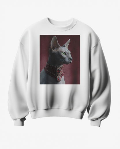 Sweatshirt Sphynx Royalty - Camale
