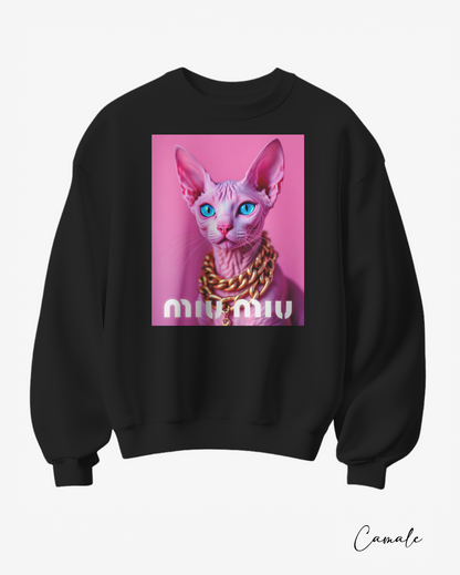 Sweatshirt Sphynx Miu - Camale
