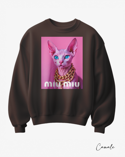 Sweatshirt Sphynx Miu - Camale
