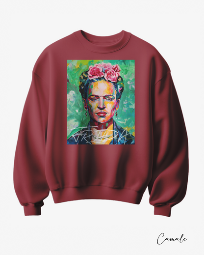 Sweatshirt Viva La Frida - Camale