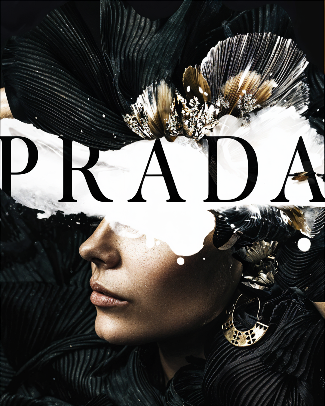 Sweatshirt P Abstract da Camalestore com padrão colorido e estilo casual, vista de frente com capuz e mangas longas.