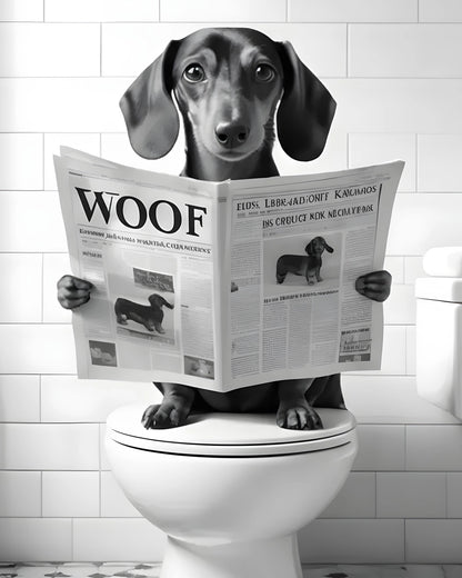 T-shirt WOOF Gazette Reader