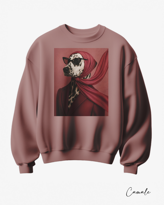 Sweatshirt The Dalmatian Diva - Camale