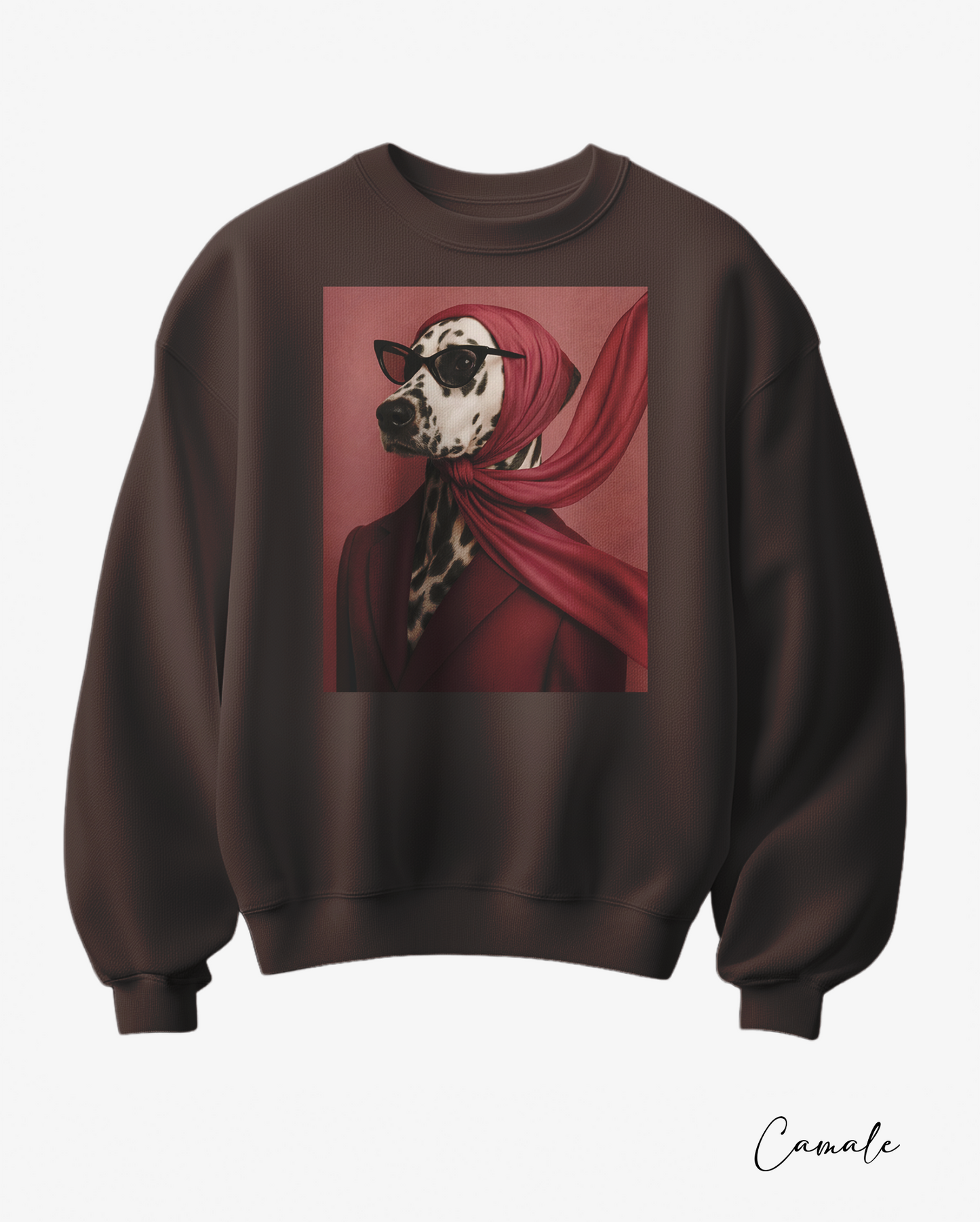 Sweatshirt The Dalmatian Diva - Camale